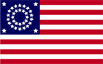 34 Star Circular US Flag - 3'x5' Polyester