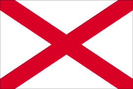 Alabama 3'x5' Nylon State Flag