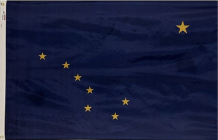 Alaska state nylon flag