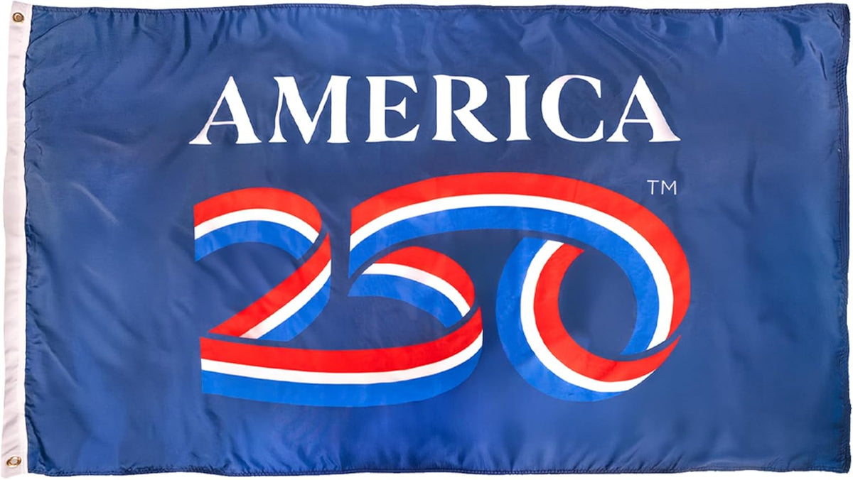 USA 250th Anniversary Flag 3ft x 5ft | USA-Made Nyl-Glo Nylon