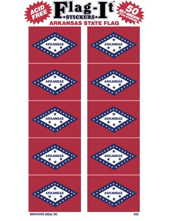 Arkansas Flag-It Stickers