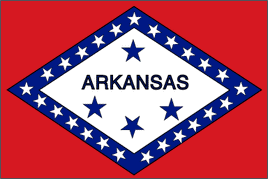 Arkansas Polyester State Flag - 3'x5'