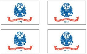 Army Flag Sheet Stickers