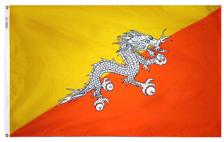 Bhutan Nylon Flag