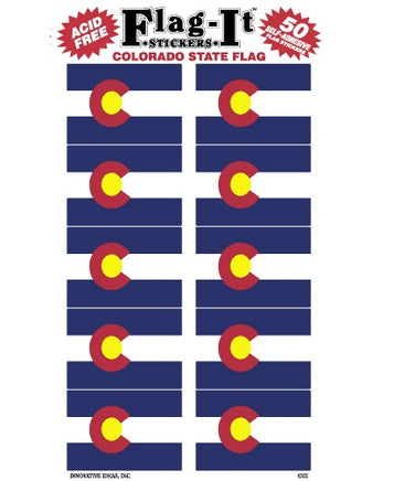 Colorado Flag-It Stickers