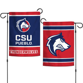 Colorado State Pueblo Thunderwolves 12.5” x 18" College Garden Flag