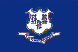 Connecticut 3'x5' Nylon State Flag