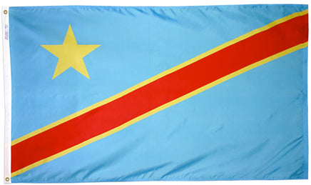 Democratic Republic Congo Nylon Flag