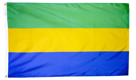 Gabon Nylon Flag