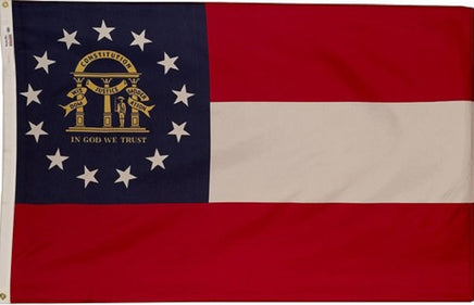 Georgia state nylon flag