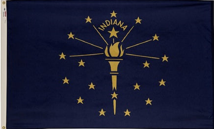 Indiana state nylon flag