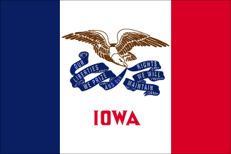 Iowa state flag