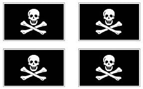 Jolly Roger Sheet Stickers