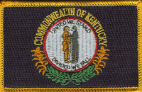 Kentucky rectangle flag patch