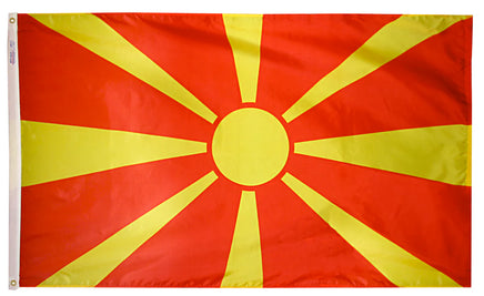 Macedonia Nylon Flag