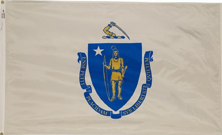 Massachusetts state nylon flag