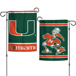 University of Miami Hurricanes (Florida) 12.5” x 18" College Garden Flag