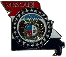 Missouri State Lapel Pin - Map Shape (Updated Version)