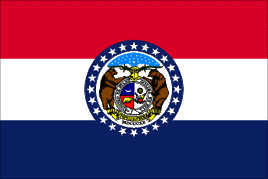 Missouri 3'x5' Nylon State Flag