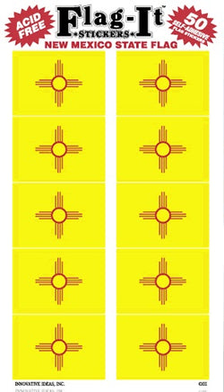 New Mexico Flag-It Stickers