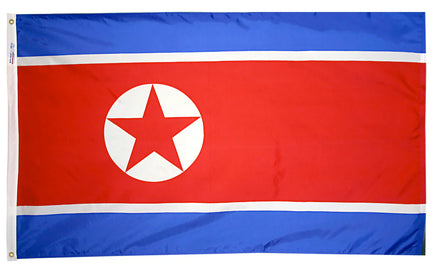North Korea Nylon Flag