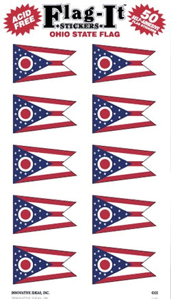 Ohio Flag-It Stickers
