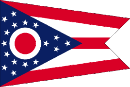 Ohio 3'x5' Nylon State Flag