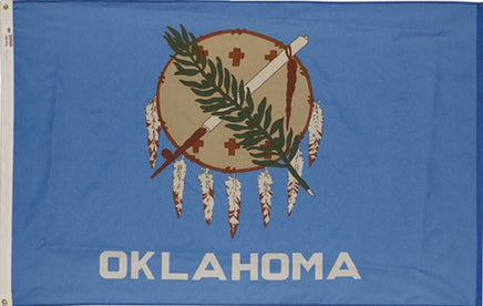 Oklahoma nylon state flag