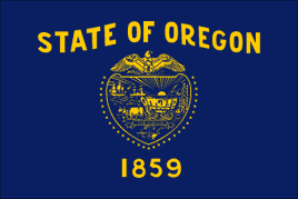 Oregon Polyester State Flag - 3'x5'