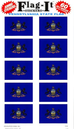 Pennsylvania Flag-It Stickers