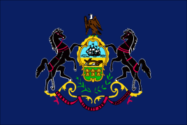 Pennsylvania Polyester State Flag - 3'x5'