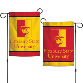 Pittsburgh State Gorillas 12.5” x 18" College Garden Flag