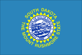 South Dakota Polyester State Flag - 3'x5'