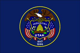 Utah 3'x5' Nylon State Flag