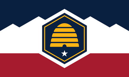 Utah Beehive State Flag