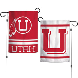Utah Utes (Vault) 12.5” x 18" College Garden Flag
