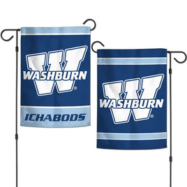 Washburn Ichabods 12.5” x 18" College Garden Flag