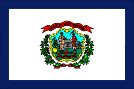 West Virginia 3'x5' Nylon State Flag