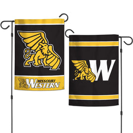 Western Missouri Griffons 12.5” x 18" College Garden Flag