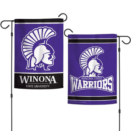 Winona State Warriors College Garden Flag