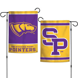 Wisconsin Stevens Point Pointers 12.5” x 18" College Garden Flag