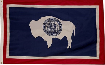 Wyoming state nylon flag