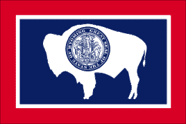 Wyoming 3'x5' Nylon State Flag