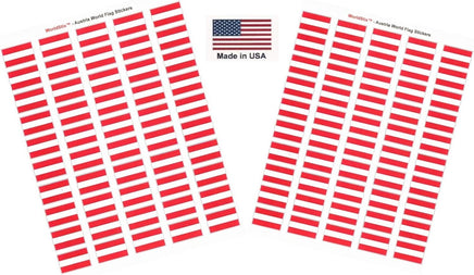 Austria flag sheet stickers