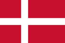 Denmark 3'x5' Nylon Flag