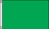Green Solid Color Polyester Flag - 3'x5'