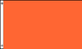 Orange Solid Color Polyester Flag - 3'x5'