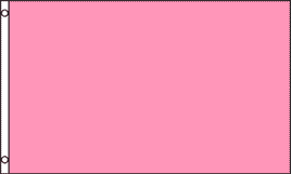Pink Solid Color Polyester Flag - 3'x5'