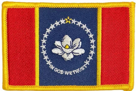 Mississippi Flag Patch Rectangle
