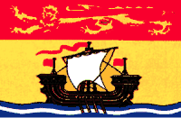 New Brunswick 3'x5' Polyester Flag
